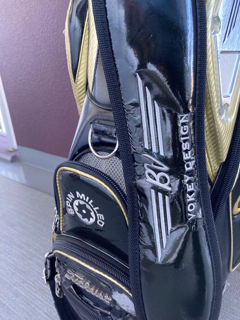 Titleist タイトリスト　キャディバッグ 黒/金