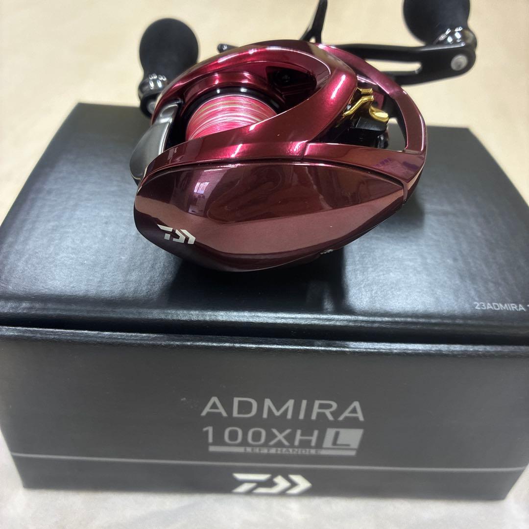 超美品 ダイワ23アドミラ100XH L左ハンドル レフトADMIRA