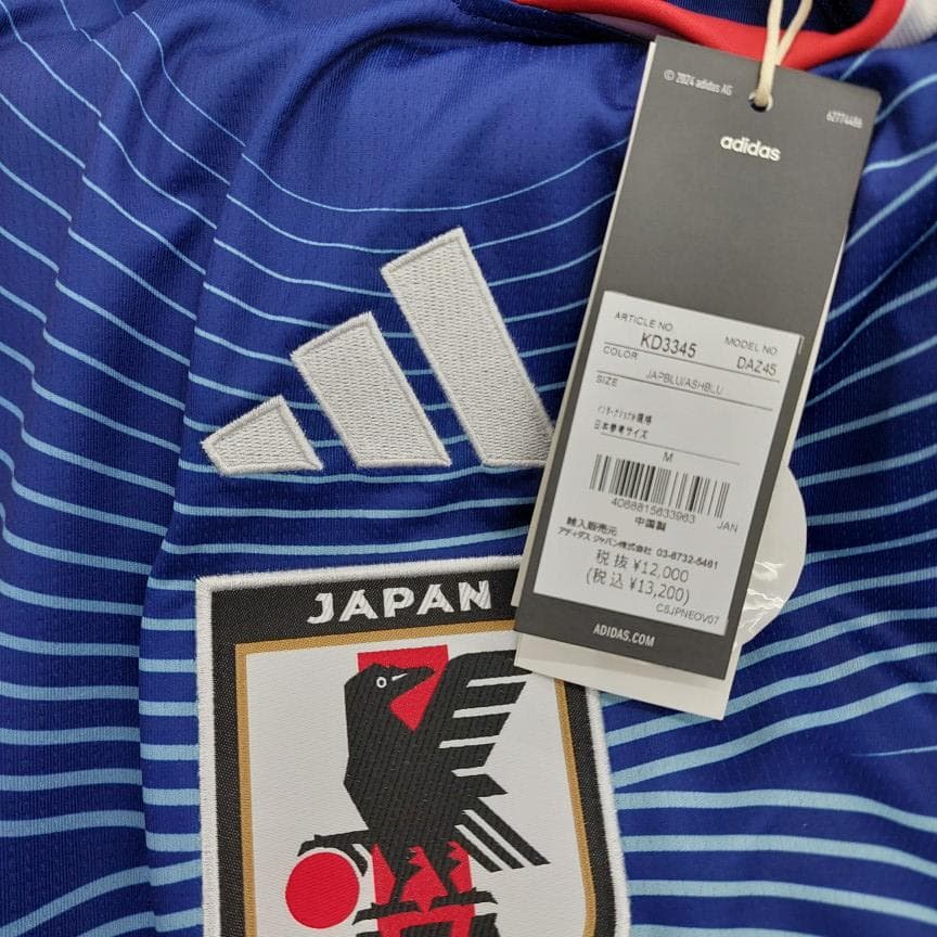 アディダス 日本代表 2026 ホーム レプリカ ユニフォーム Mサイズ