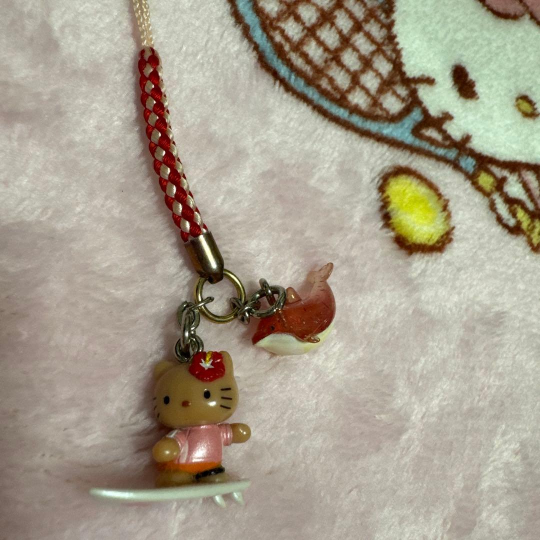 2003年製サーフキティ❤️激レア、日焼けキティ、ガングロキティ❤️ストラップ美