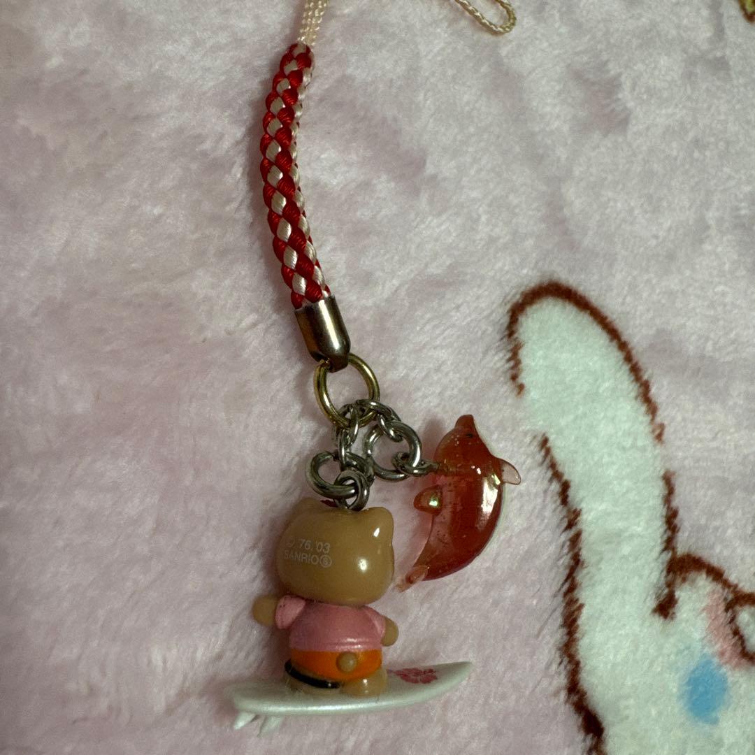 2003年製サーフキティ❤️激レア、日焼けキティ、ガングロキティ❤️ストラップ美