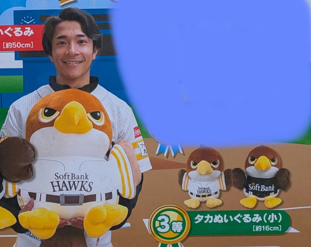 a*☆様 ソフトバンクホークス 宮崎キャンプ限定 鷹 たかぬいぐるみくじ ビジタ