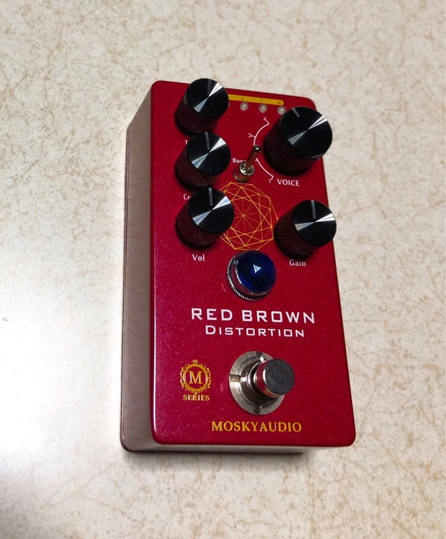 ギター MOSKY AUDIO RED BROWN DISTORTION
