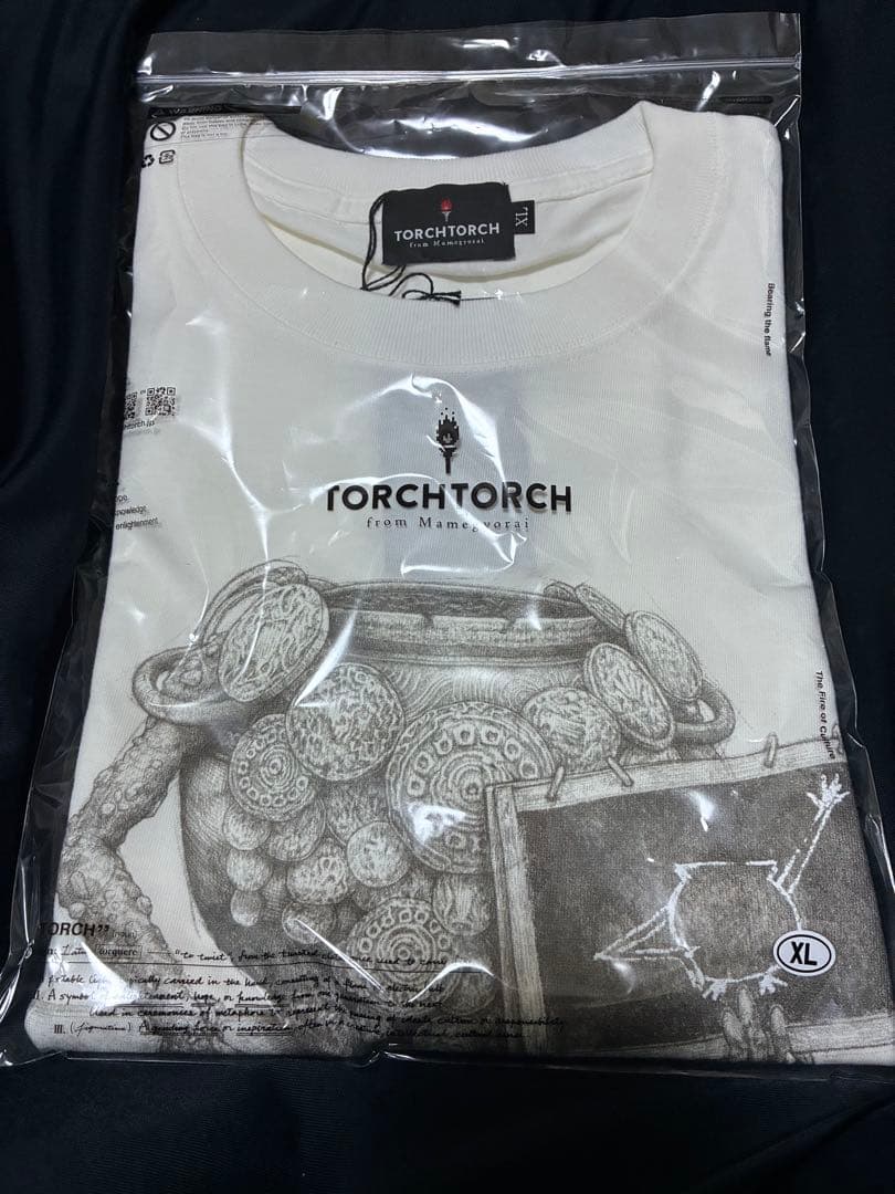 TORCHTORCH 小壺の商人のTシャツ　XLサイズ　ホワイト