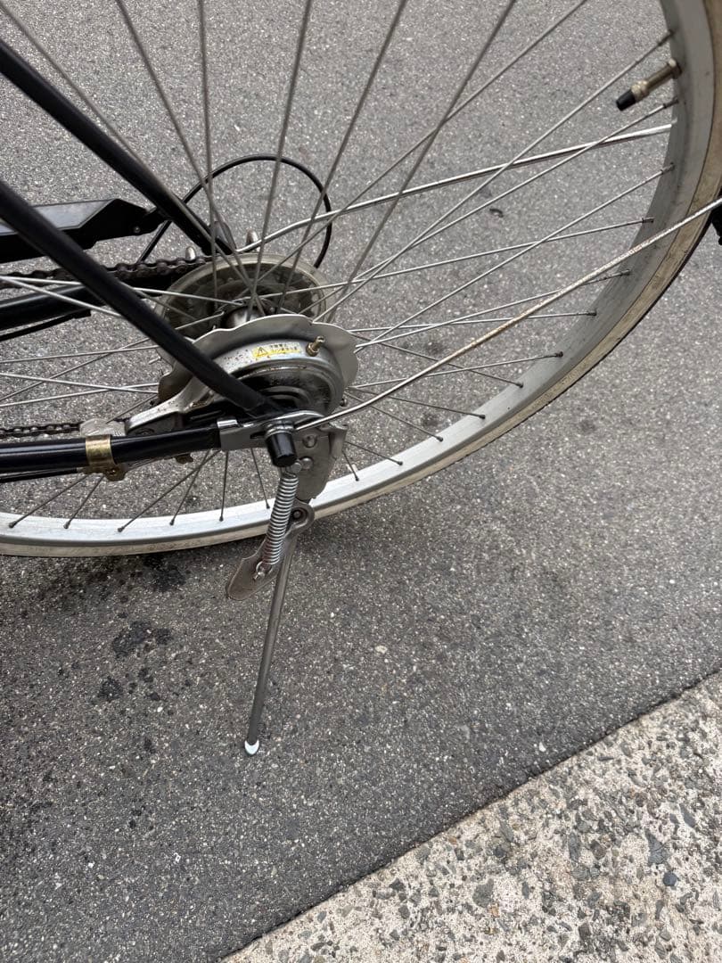 184 自転車 大阪市 【引取り限定】 美品 27インチ 変速付き