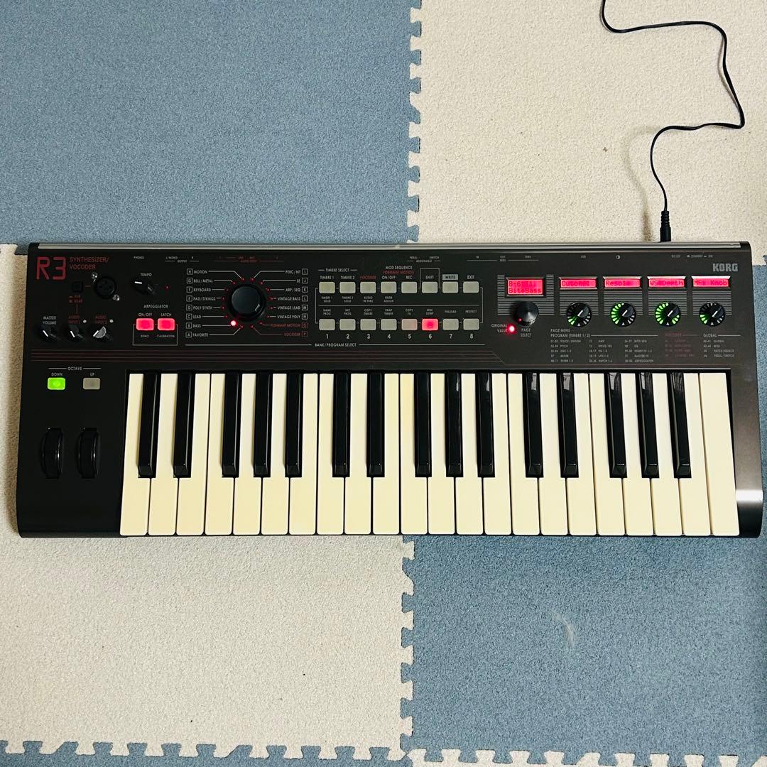 KORG R3 シンセサイザー37鍵 ボコーダー