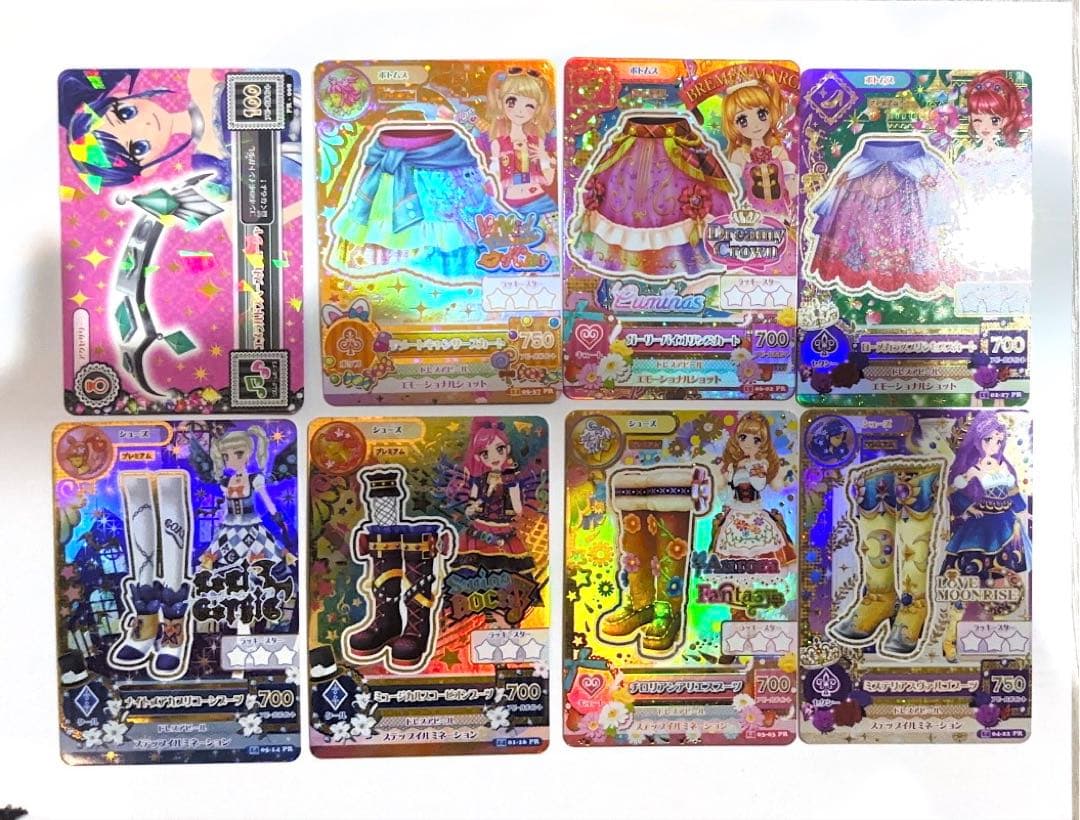 「【PR8枚セット】アイカツカードPRまとめ売り（ユリカ・あかり他）」