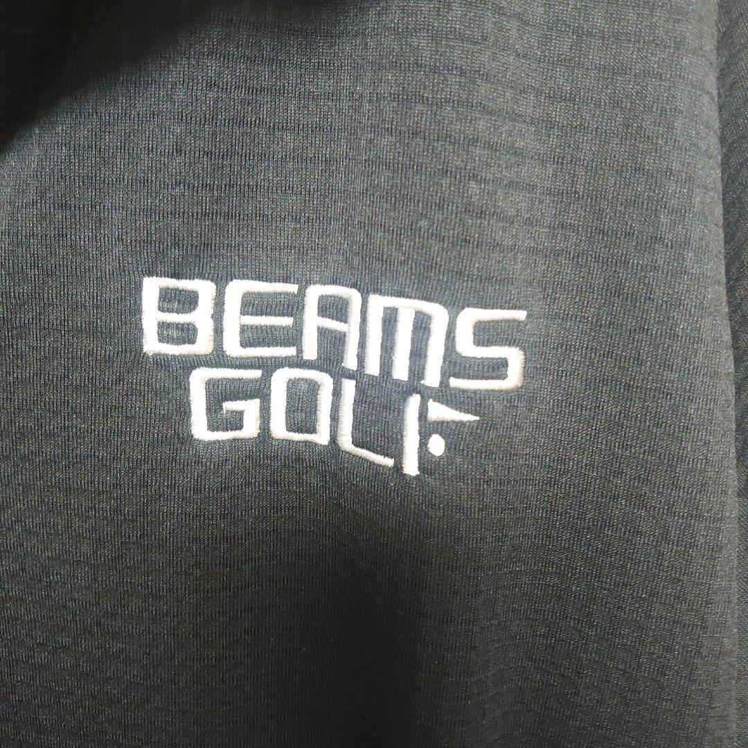 【美品】BEAMS GOLF ビームスゴルフ　ブラックジャケット ハーフジップ
