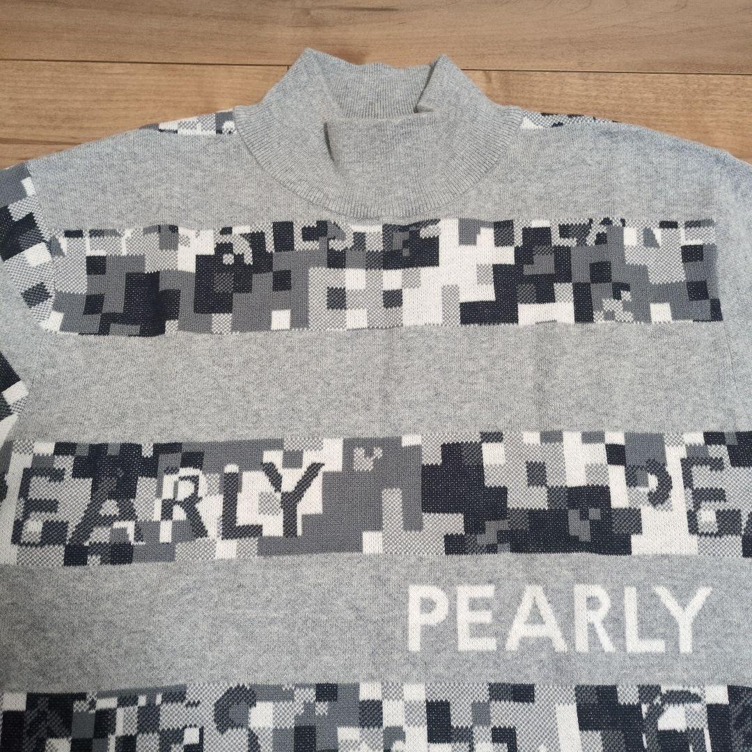 【即日発送】PEARLY 迷彩柄 ハイネックセーター