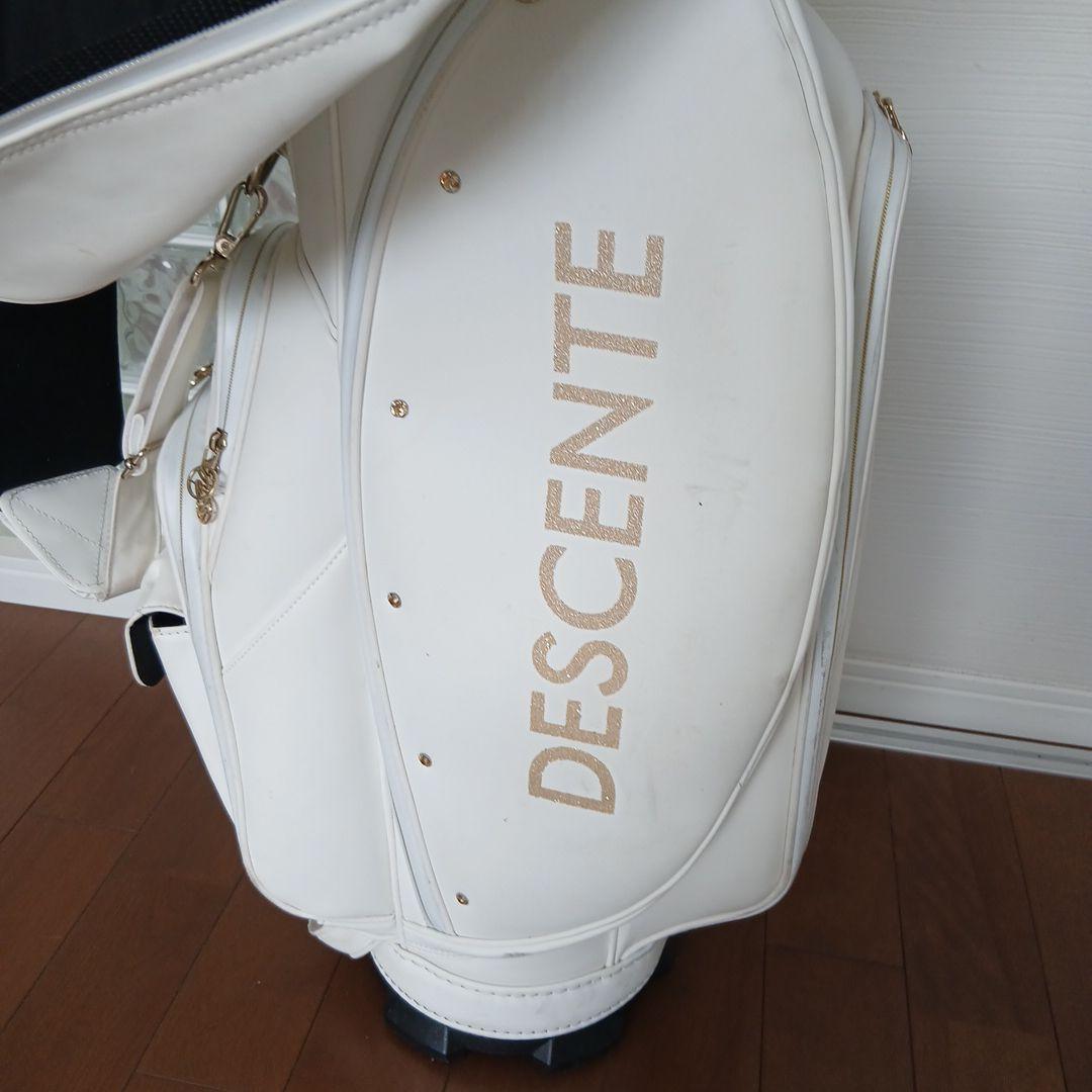 DESCENTE ゴルフバッグ ホワイト