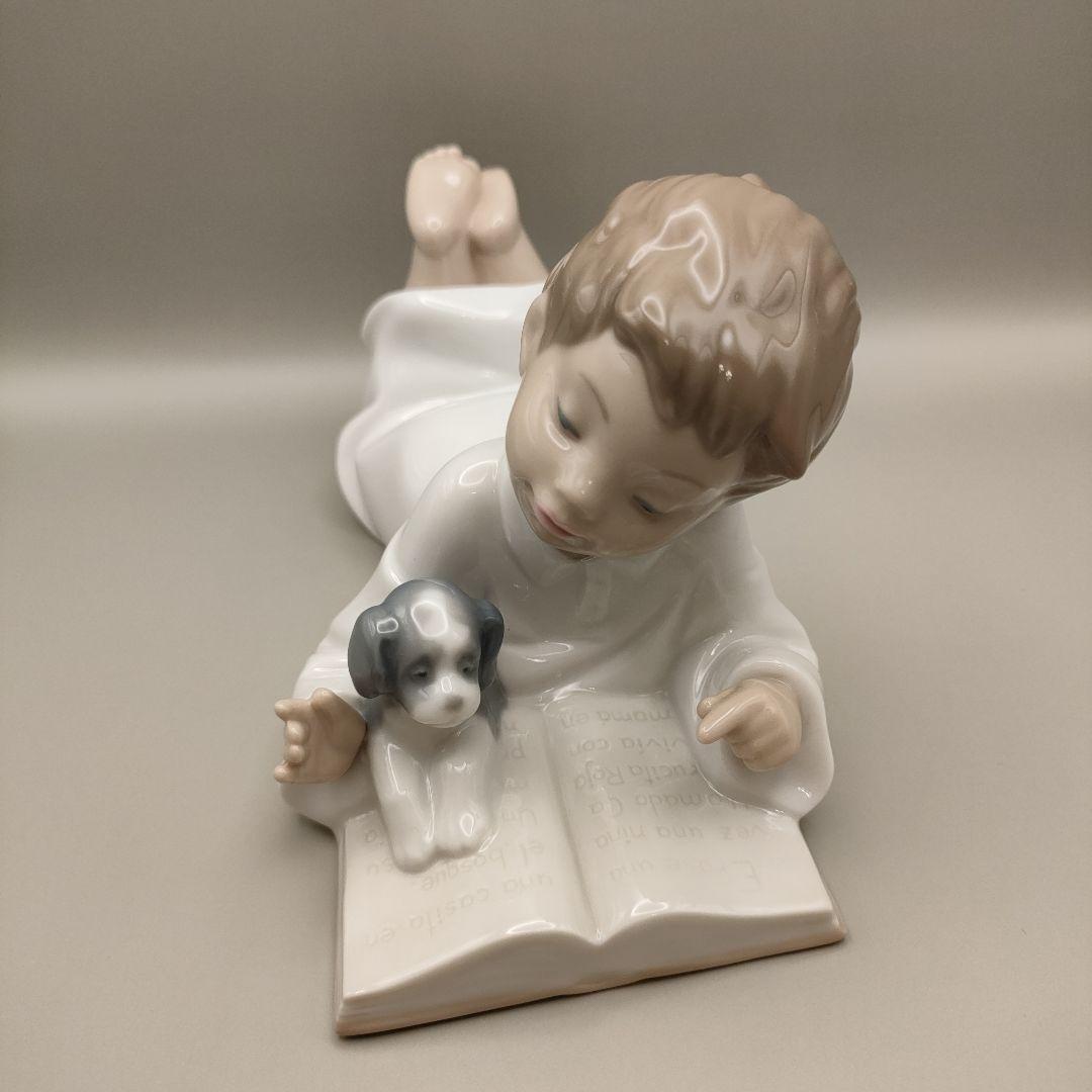 ✦美品✦ リヤドロ NAO Repeat After Me　1285　男の子　犬