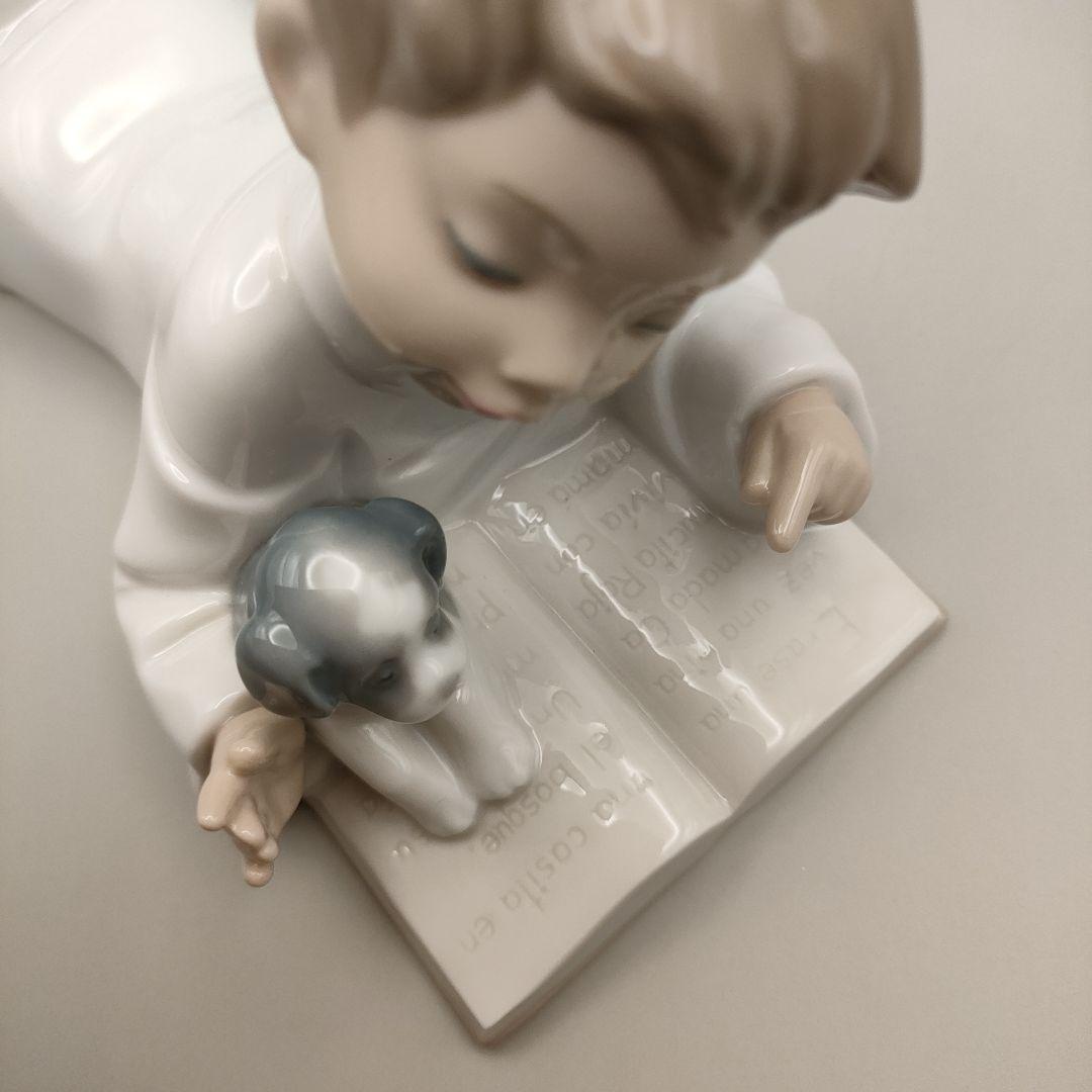 ✦美品✦ リヤドロ NAO Repeat After Me　1285　男の子　犬