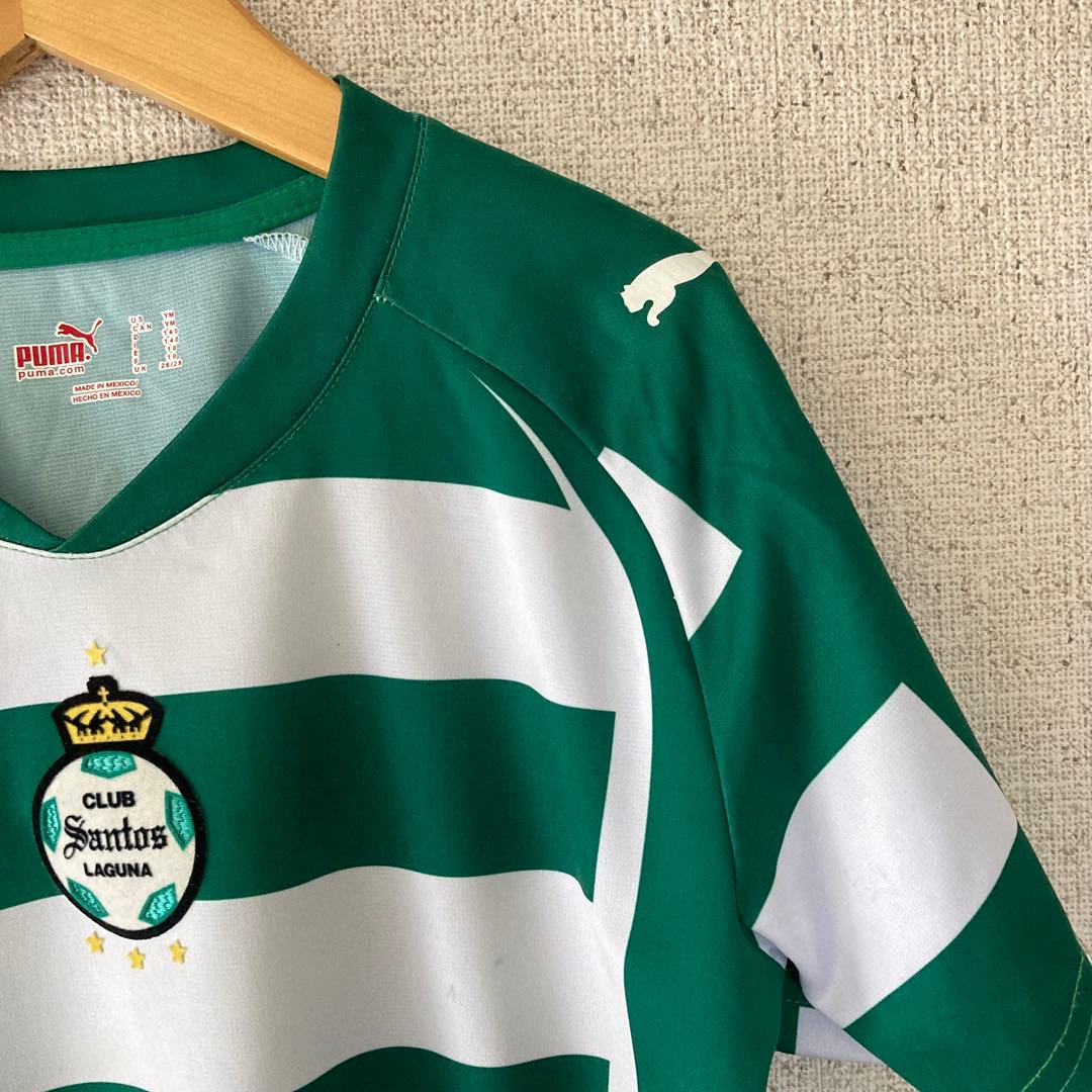 Santos Laguna ボーダー　キッズ　シャツ