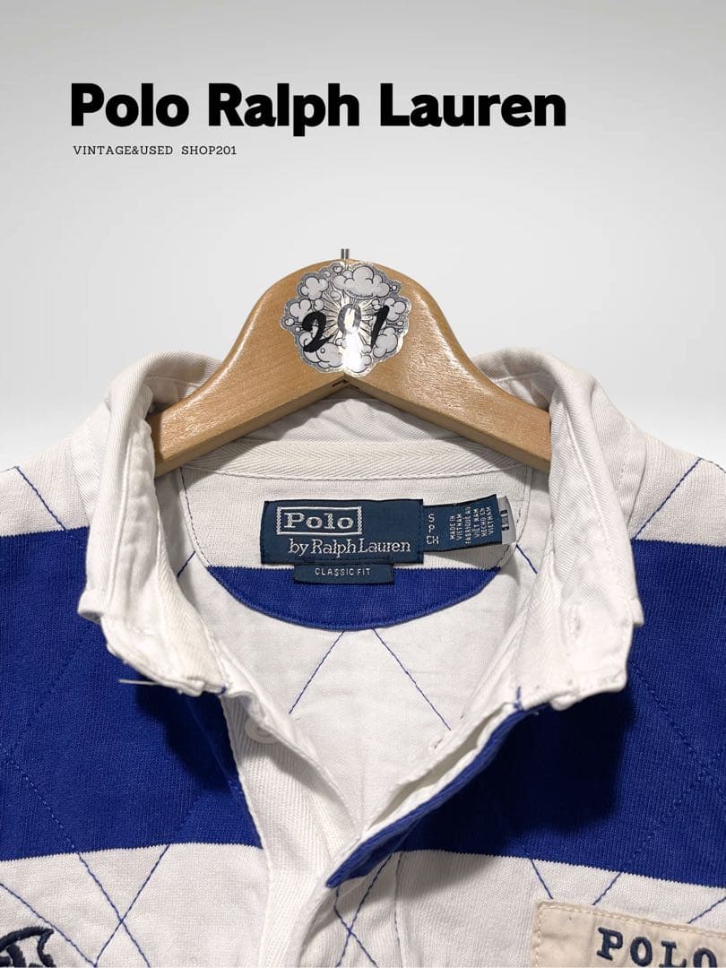 ラルフローレン ラガーシャツ POLO RFC ワッペン 刺繍 ナンバー10