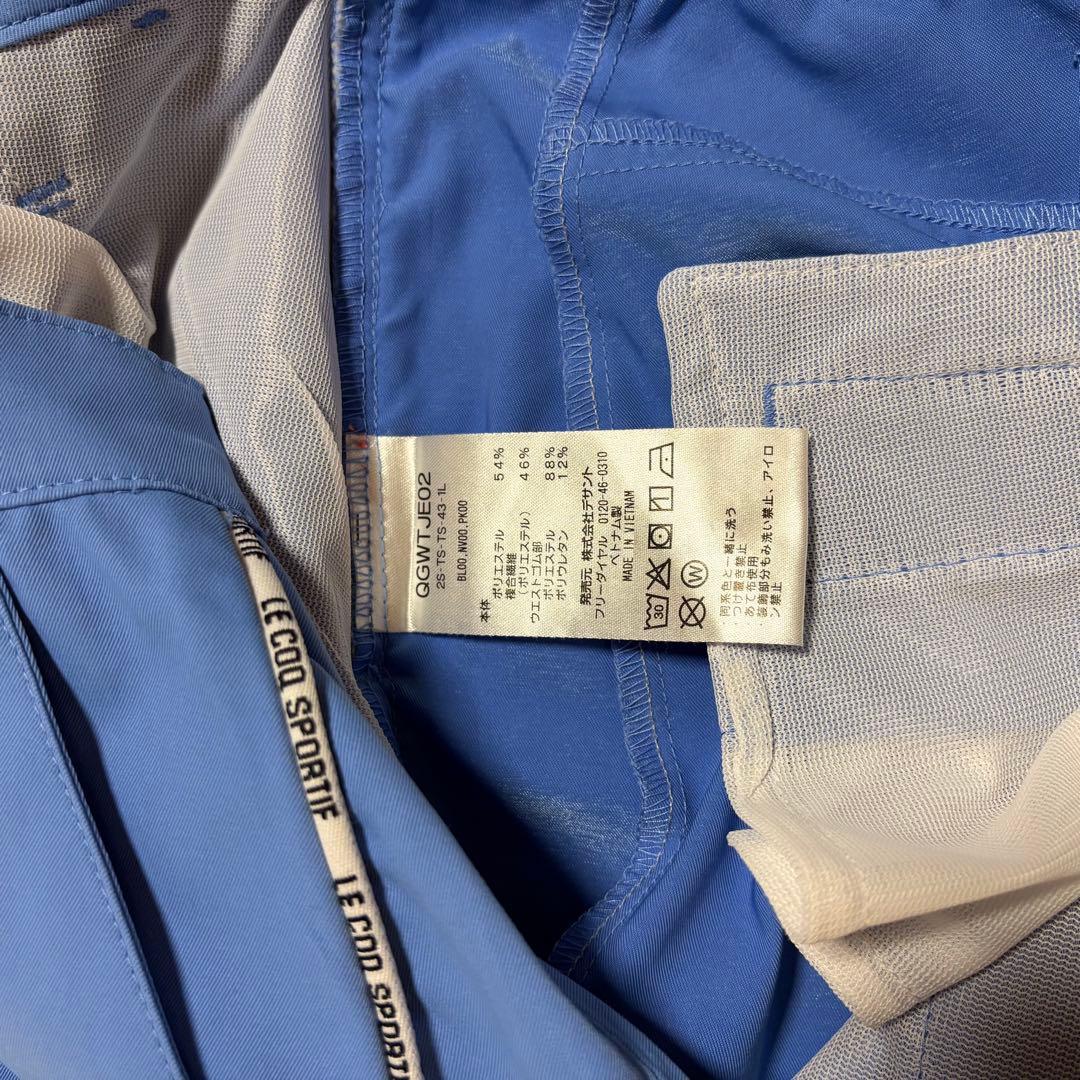 le coq sportif ルコック　ゴルフウェア　ブルーのスカート