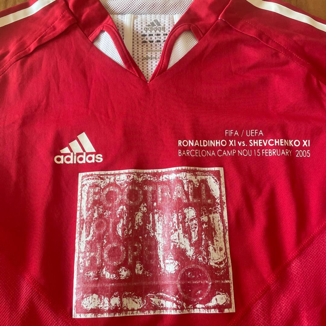 【レア】スマトラチャリティーマッチ adidas 中田英寿7番 赤色