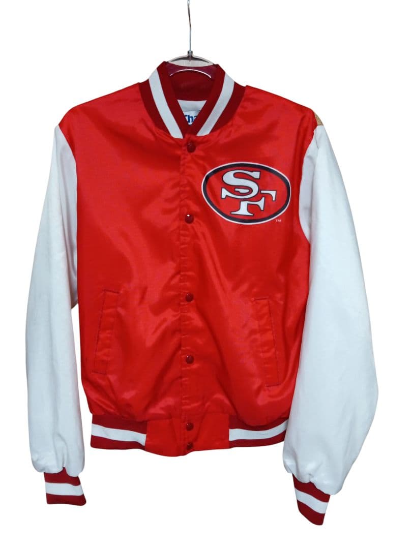 90s サンフランシスコ・49ers ナイロンジャケット 古着
