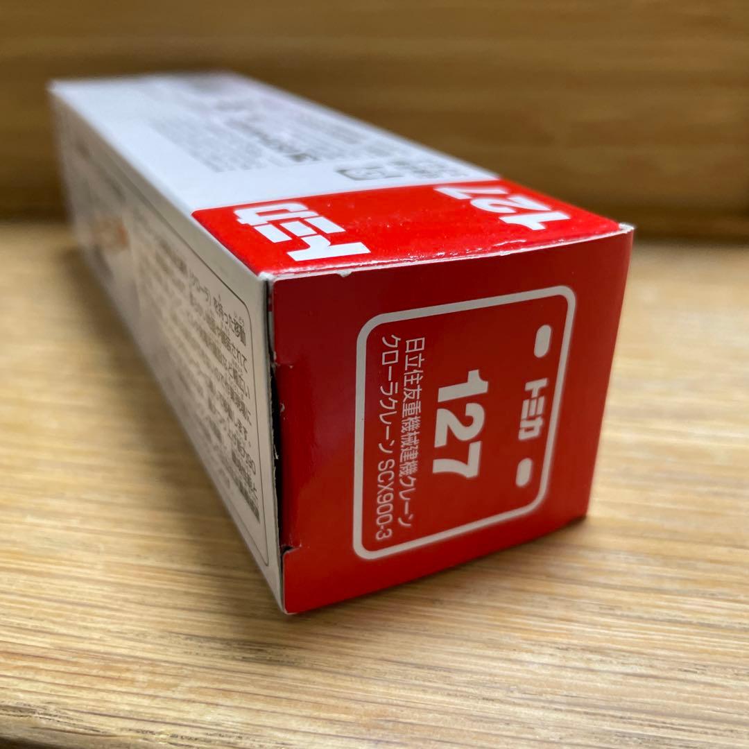 トミカ No.127 日立住友重機械建設 クローラクレーン 中古 美品 ミニカー