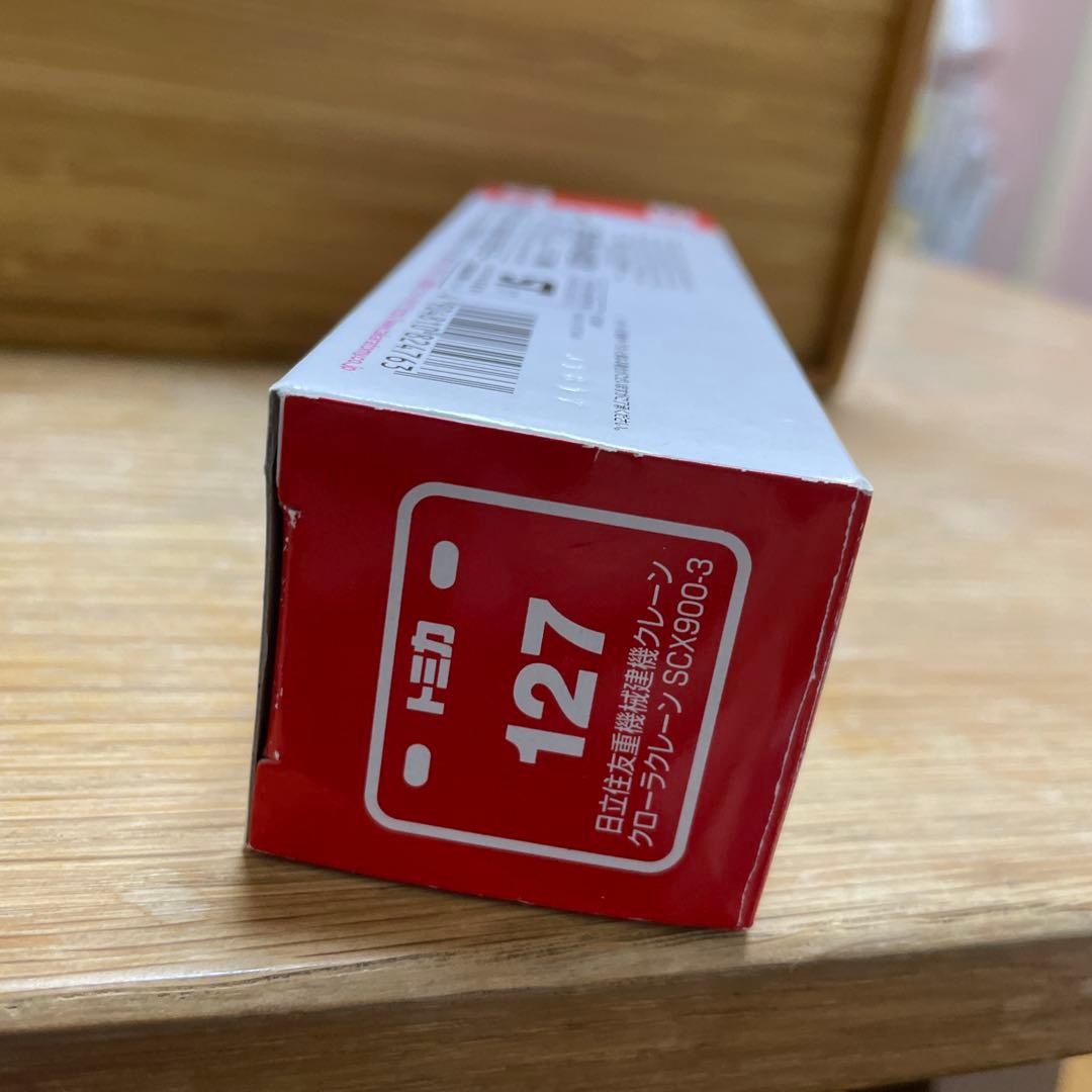 トミカ No.127 日立住友重機械建設 クローラクレーン 中古 美品 ミニカー