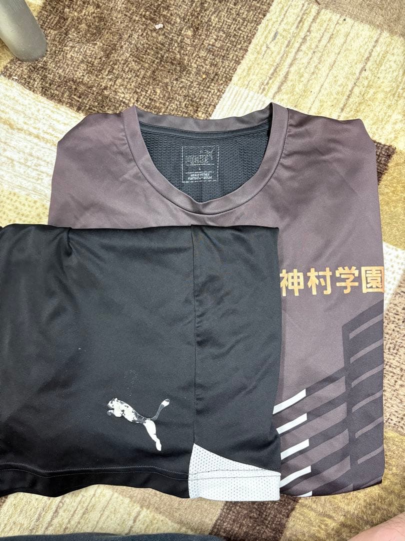 Puma 神村学園サッカー部長袖ジャージ 半袖セット