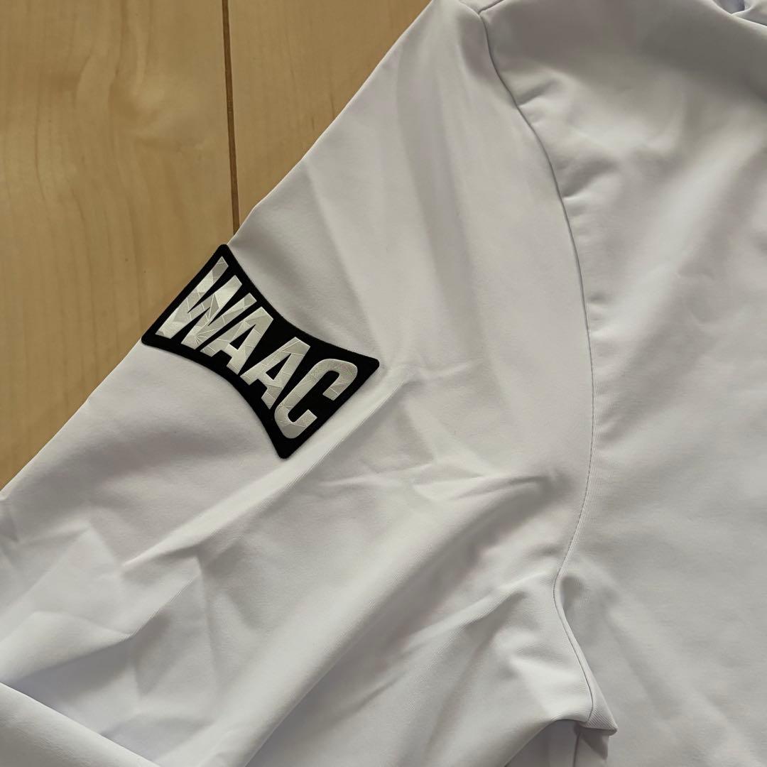 WAAC ホワイト 長袖ポロシャツ Ｓサイズ 新品