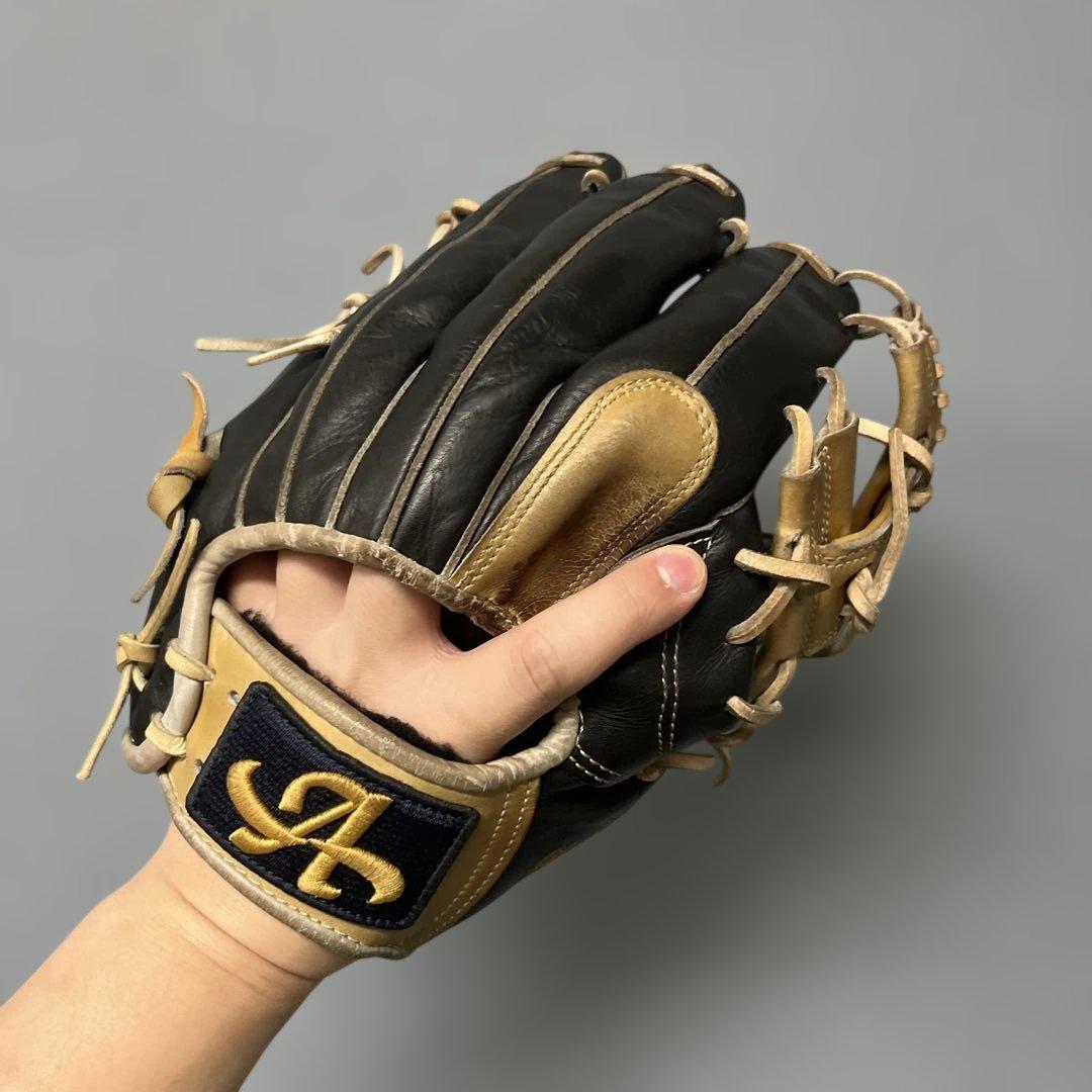 1240 アサダ オーダー 型抜群 硬式 内野手用グローブ