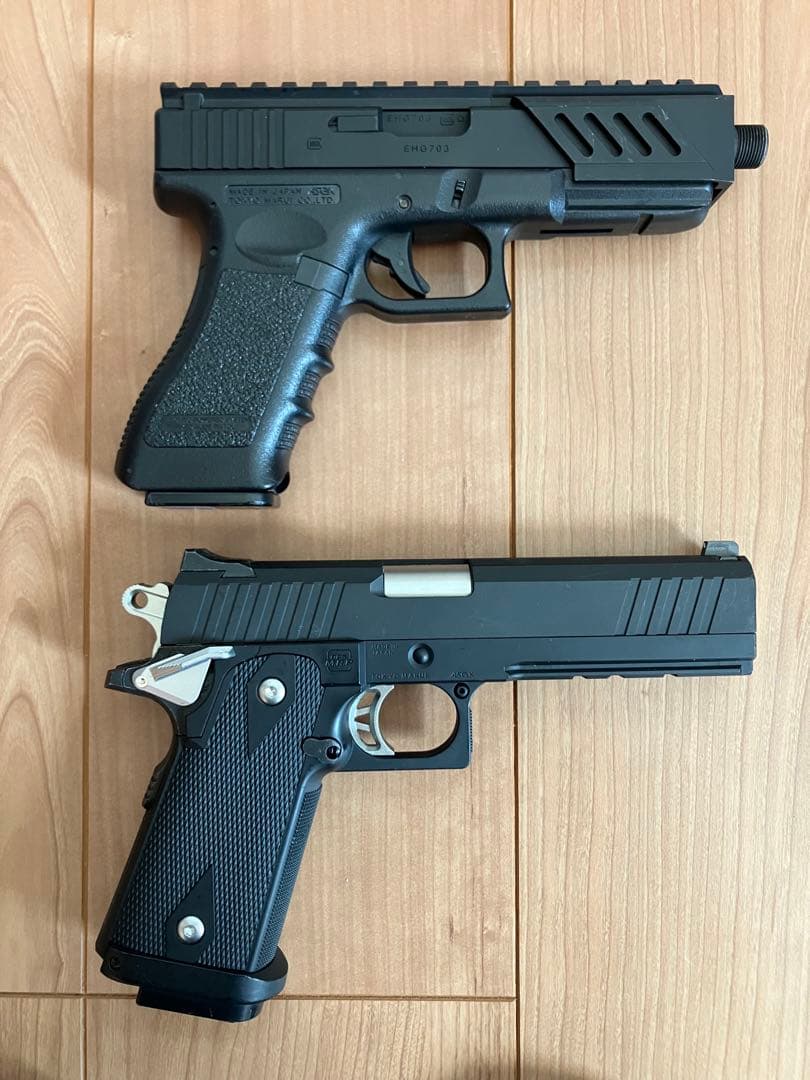 グロッグ18C ＆ハイキャパE 電動ハンドガン　東京マルイ　ジャンク
