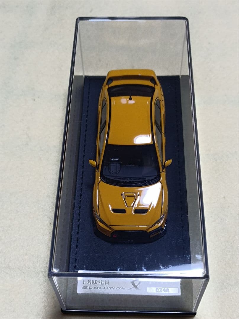 イグニッションモデル 1/43 Lancer Evolution X イエロー