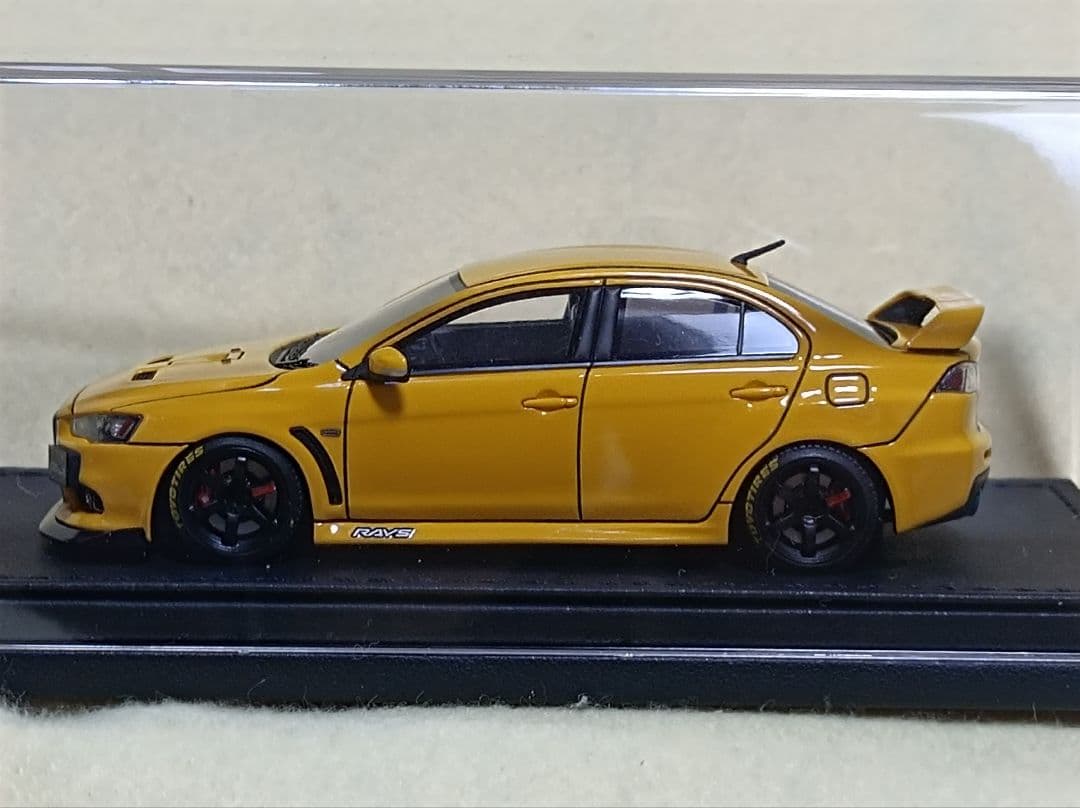イグニッションモデル 1/43 Lancer Evolution X イエロー