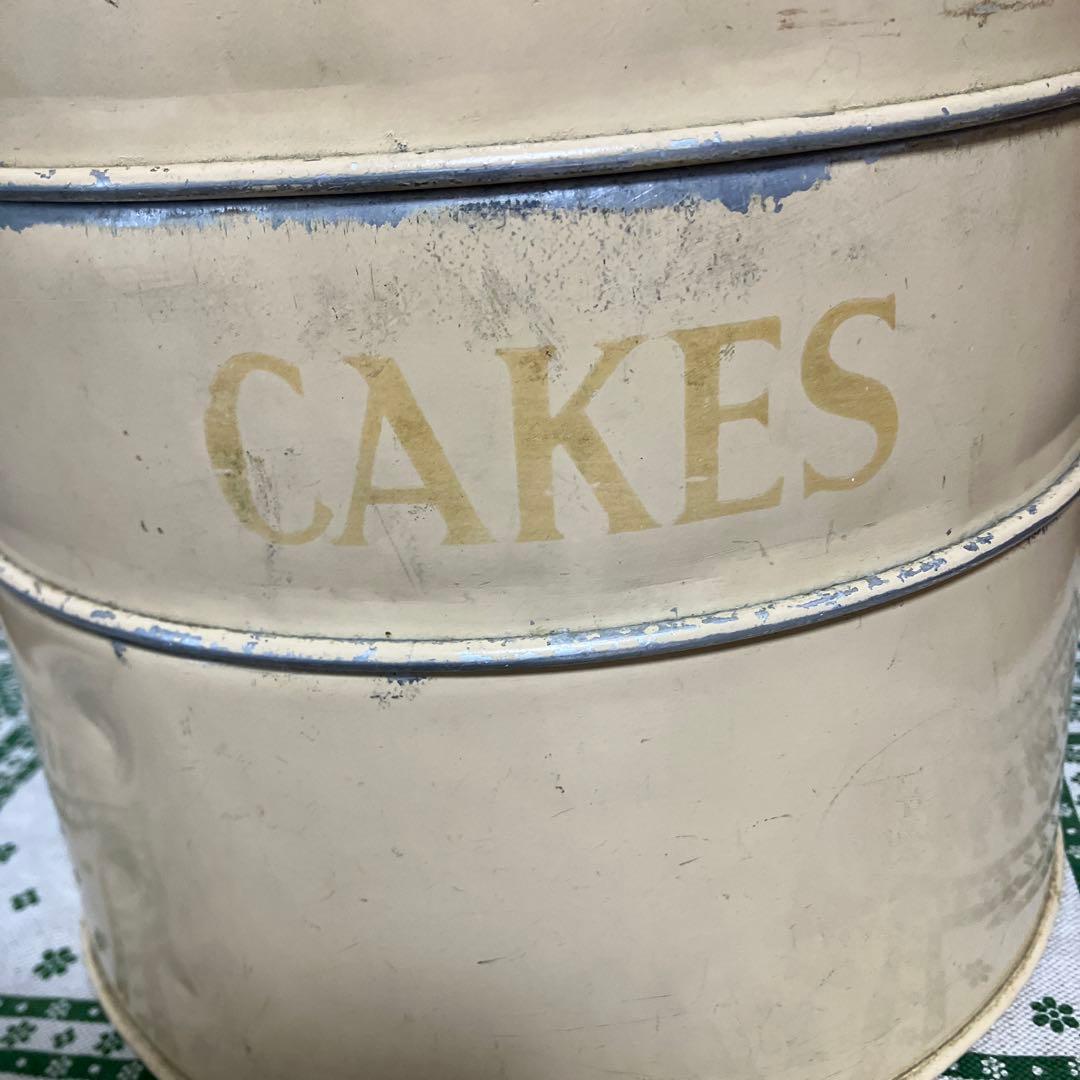 イギリスアンティーク　Tala社製CAKES缶　3段