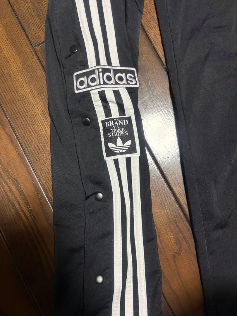adidas ストライプジャージパンツ XL