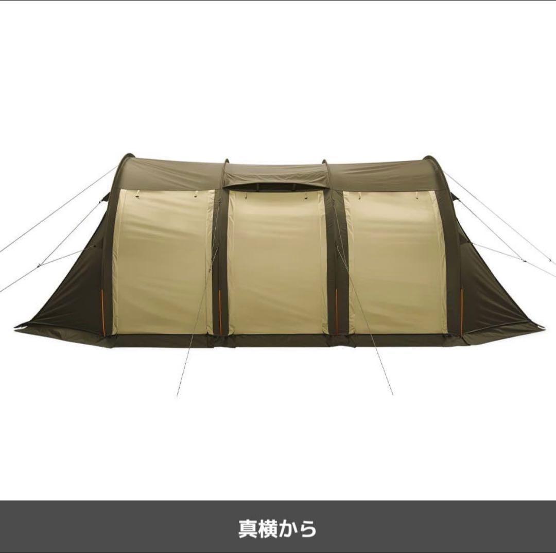 オリーブグリーン トンネル型テント インナーテント付き