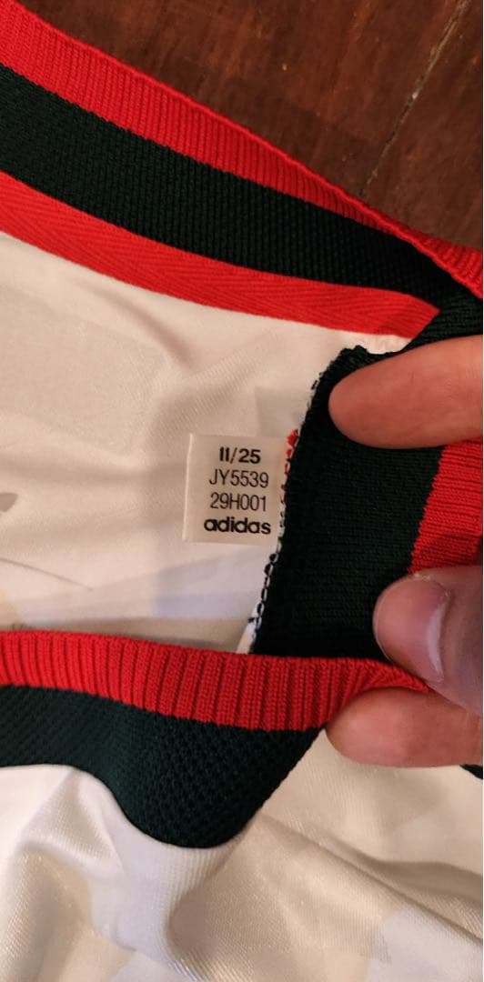 正規品 adidas オーセンティック メキシコ代表 W杯 アウェイ