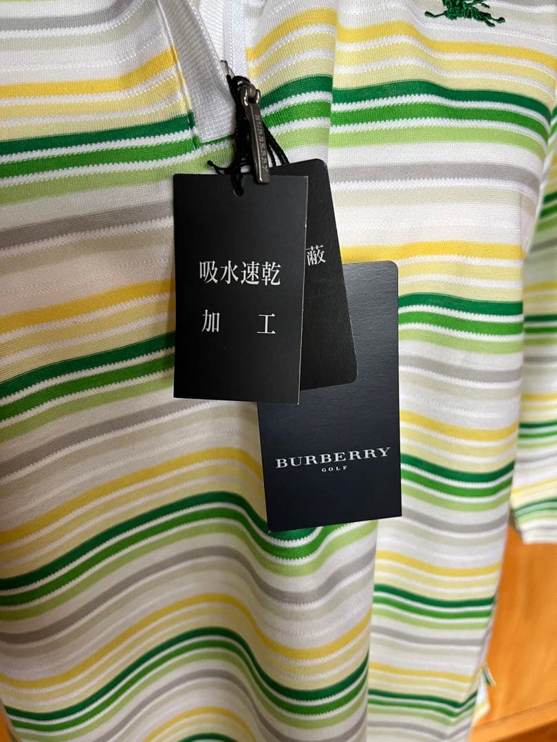 BURBERRY GOLF 新品未使用レディース ハーフジップ ポロシャツ