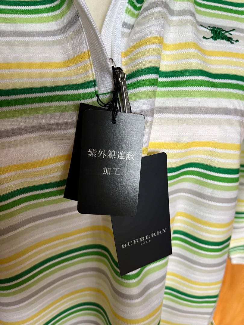 BURBERRY GOLF 新品未使用レディース ハーフジップ ポロシャツ