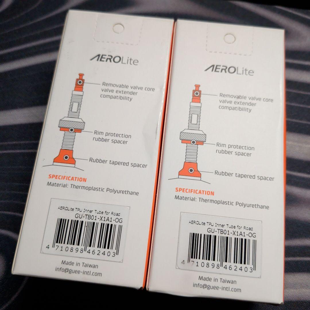Guee TPU AEROLITE Road　20-32c/60mm 2個セット