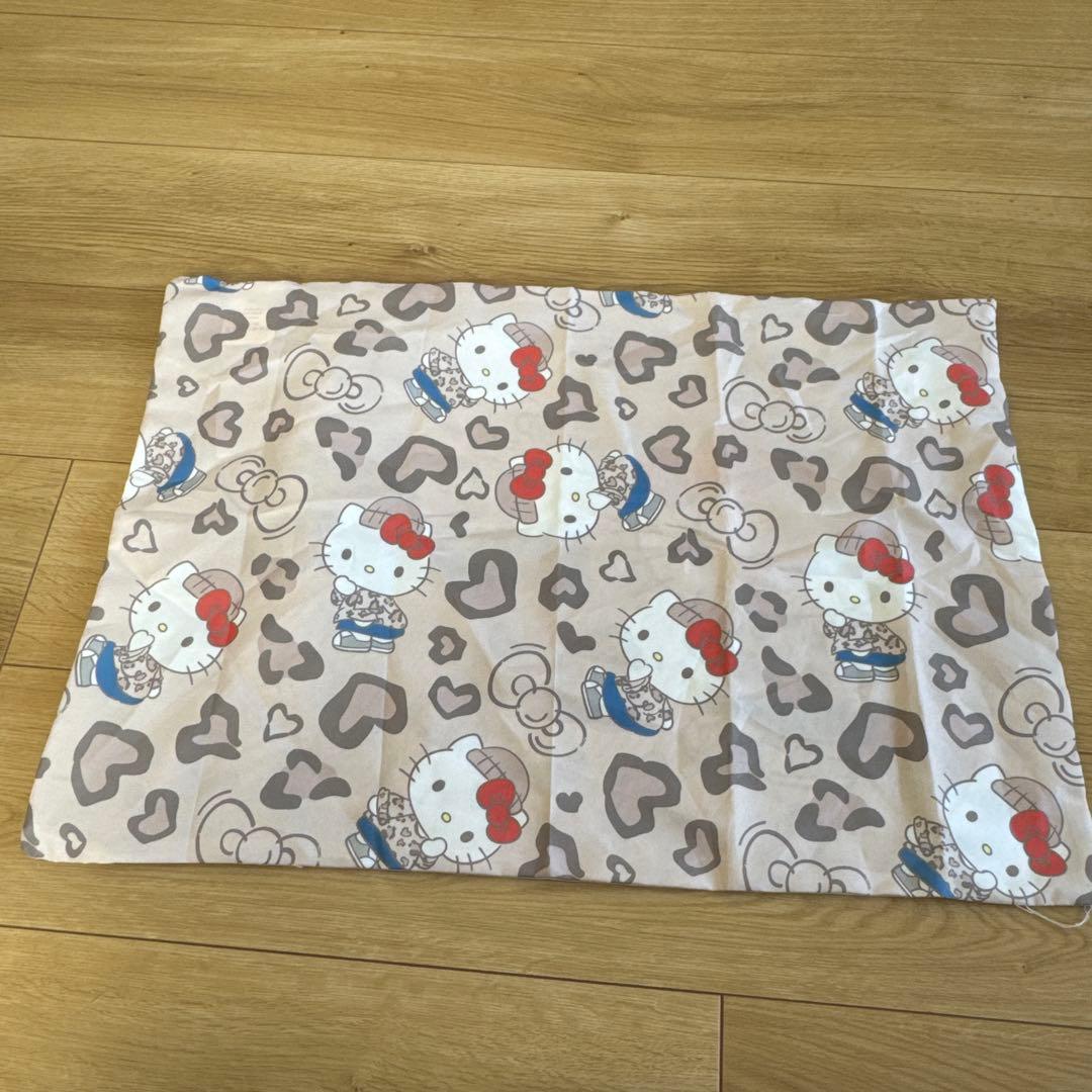 【新品】キティ♡敷きパッドカバー枕カバー♡シングルサイズセット♡ヒョウ柄 GAL