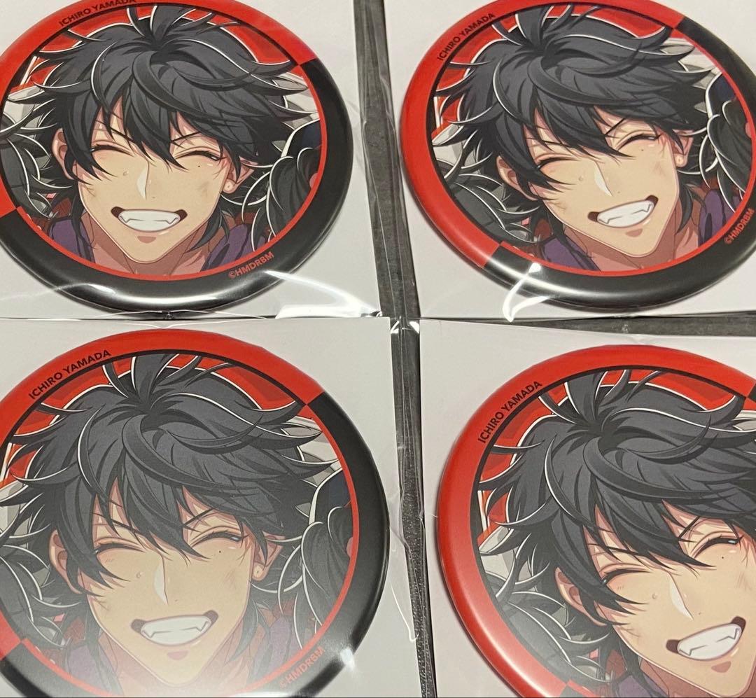 【山田一郎】ヒプノシスマイク ヒプマイ リバイバル 缶バッジ ×4