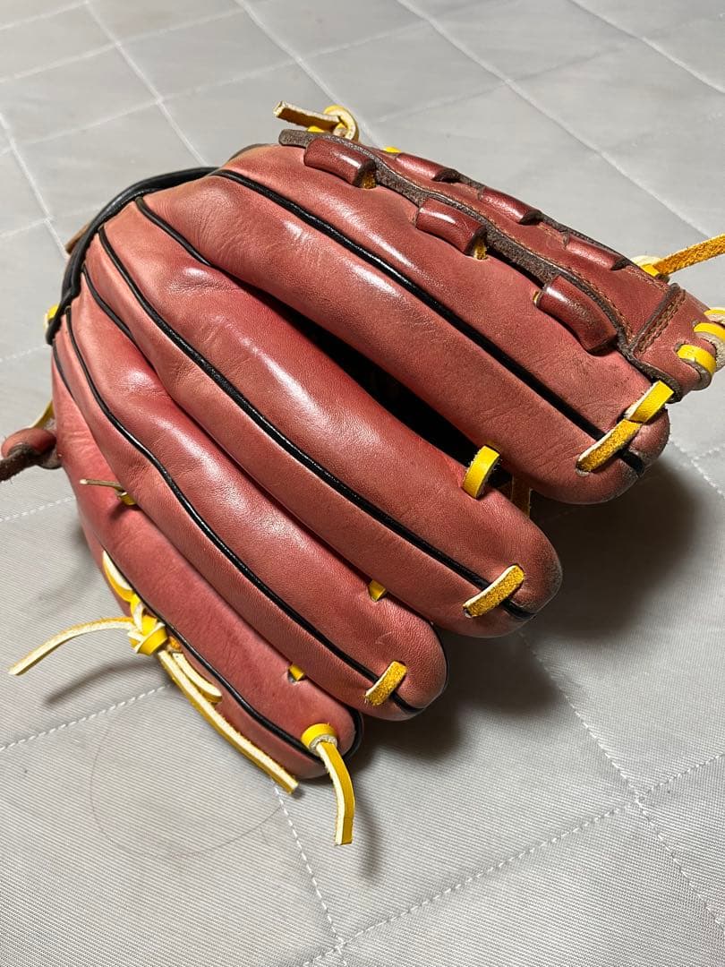 【ヒモ全交換済み中古】ZETT プロステイタスオーダー　軟式一般　左投げ
