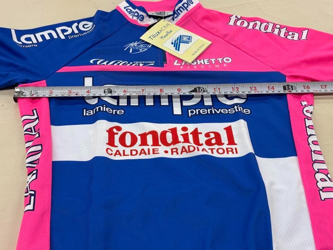 375【新品】SANTINI　LAMPRE ハーフジャージ＆ハーフパンツ　L