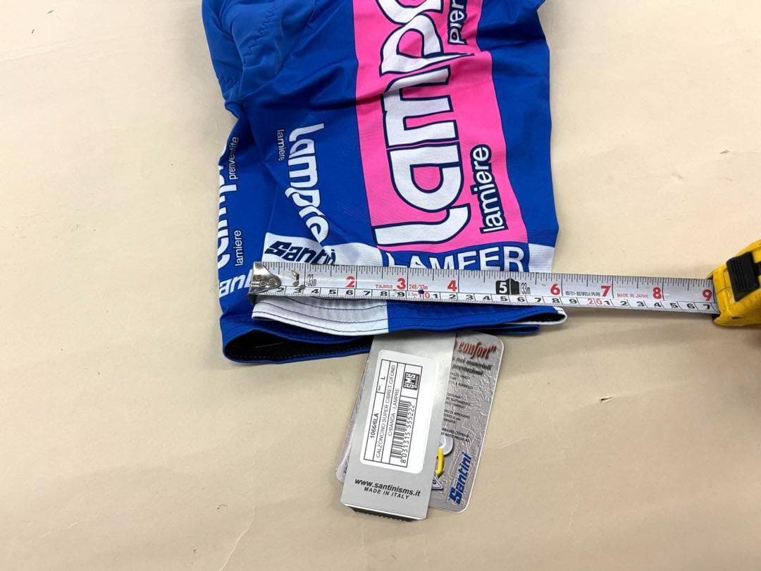 375【新品】SANTINI　LAMPRE ハーフジャージ＆ハーフパンツ　L