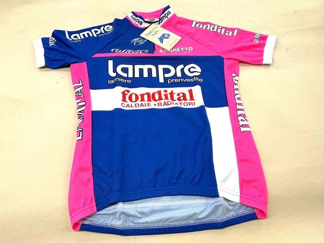 375【新品】SANTINI　LAMPRE ハーフジャージ＆ハーフパンツ　L