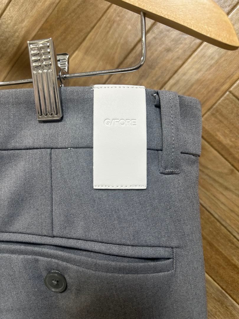 新品未使用新作G/FOREジーフォアメンズパンツsize84(XL)グレー