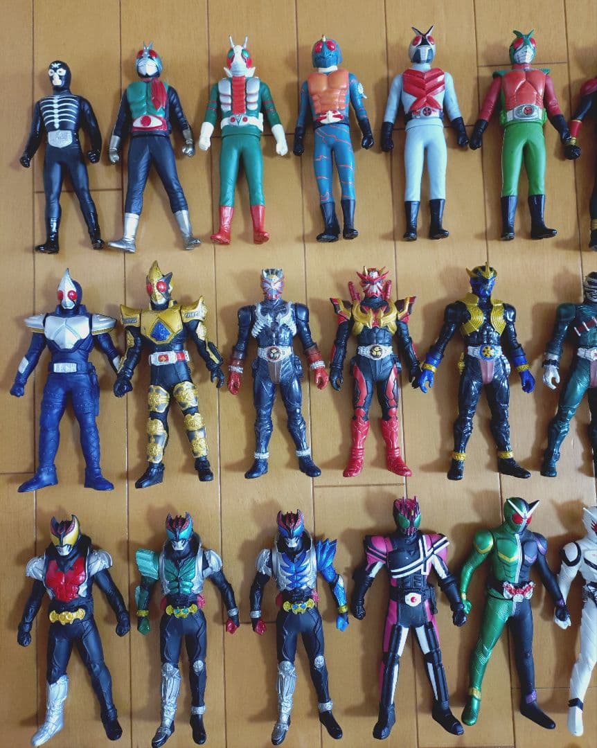 仮面ライダー ソフビ 87体 大量 まとめ売り 電王 W フォーゼ ゴースト