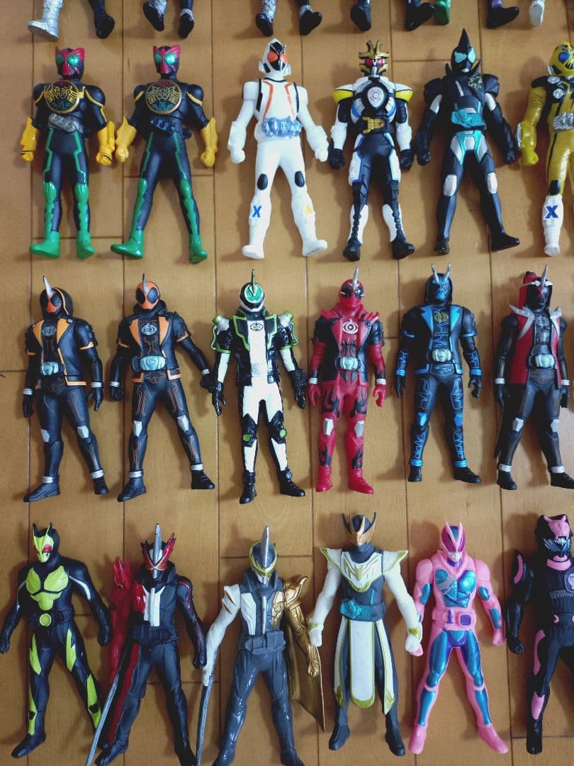 仮面ライダー ソフビ 87体 大量 まとめ売り 電王 W フォーゼ ゴースト