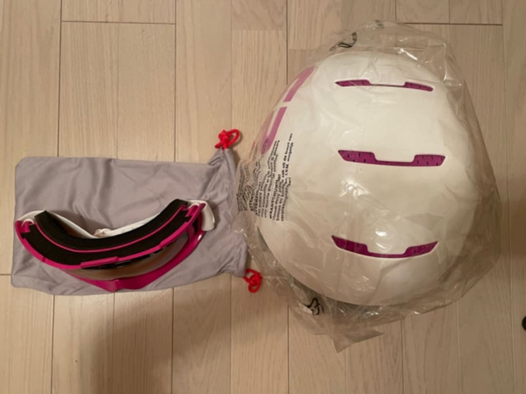 RUROC スキー•スノーボード用ヘルメットS ピンク