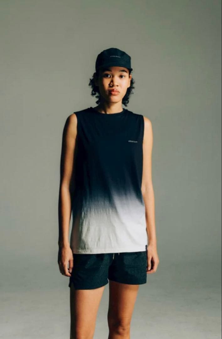 新品 charbon REDA WOOL DIP DYE SLEEVELESS