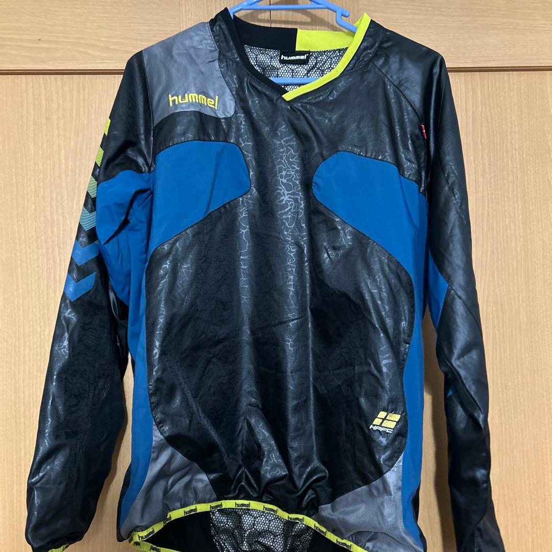 hummel ピステ上下 黒/青/黄