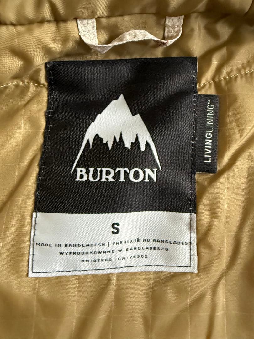 BURTONストライプデザイン スノーボードジャケット