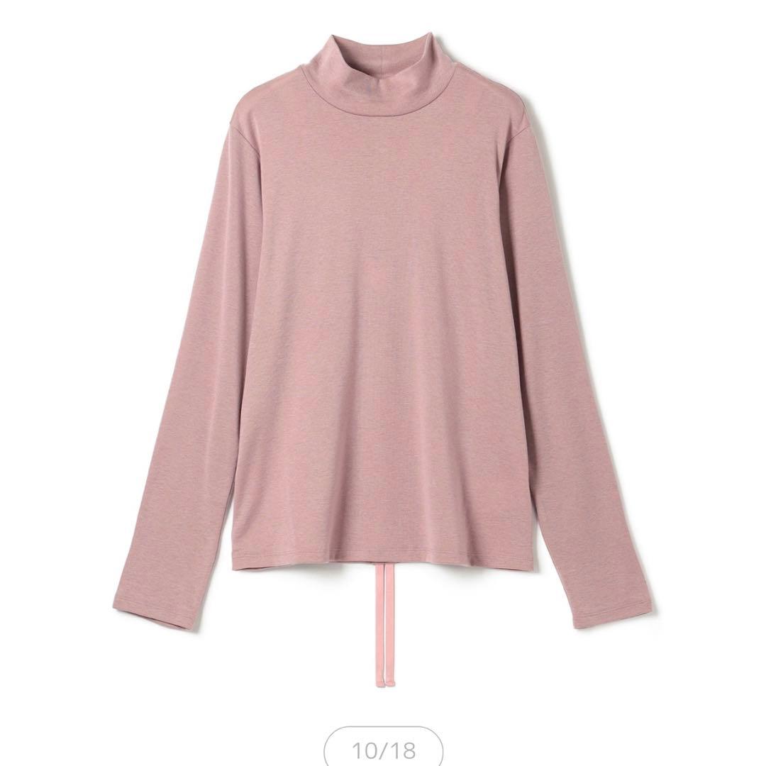 チャコット ヨガウェア トップス ドローストリングハイネックTシャツ